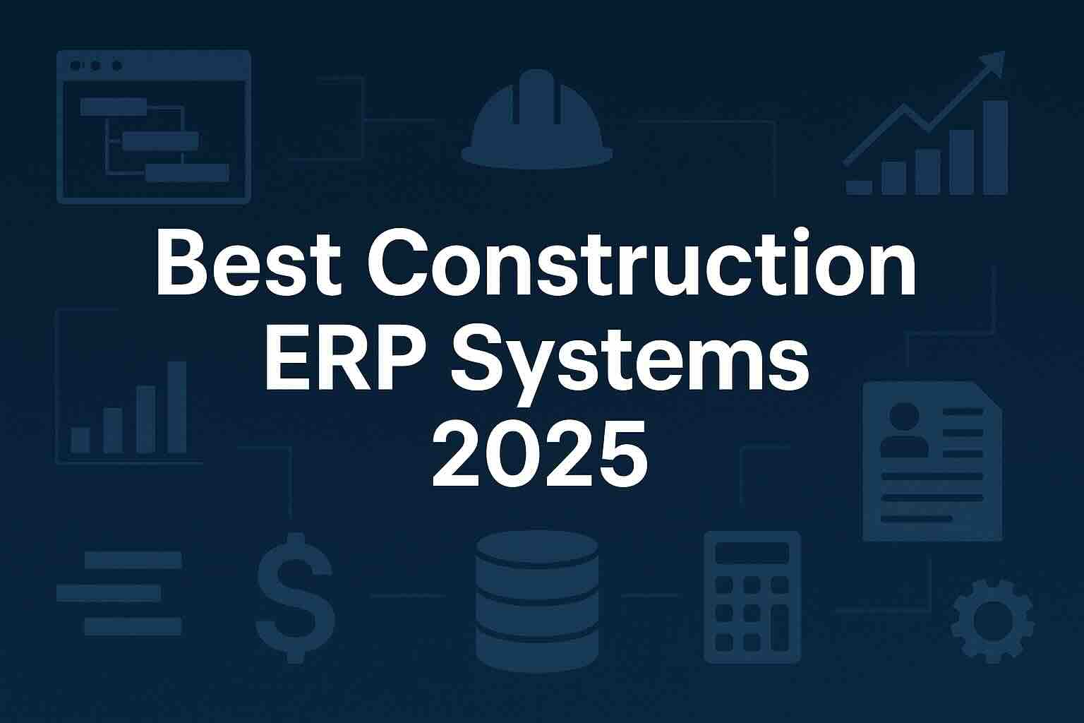 best construction erp systems
