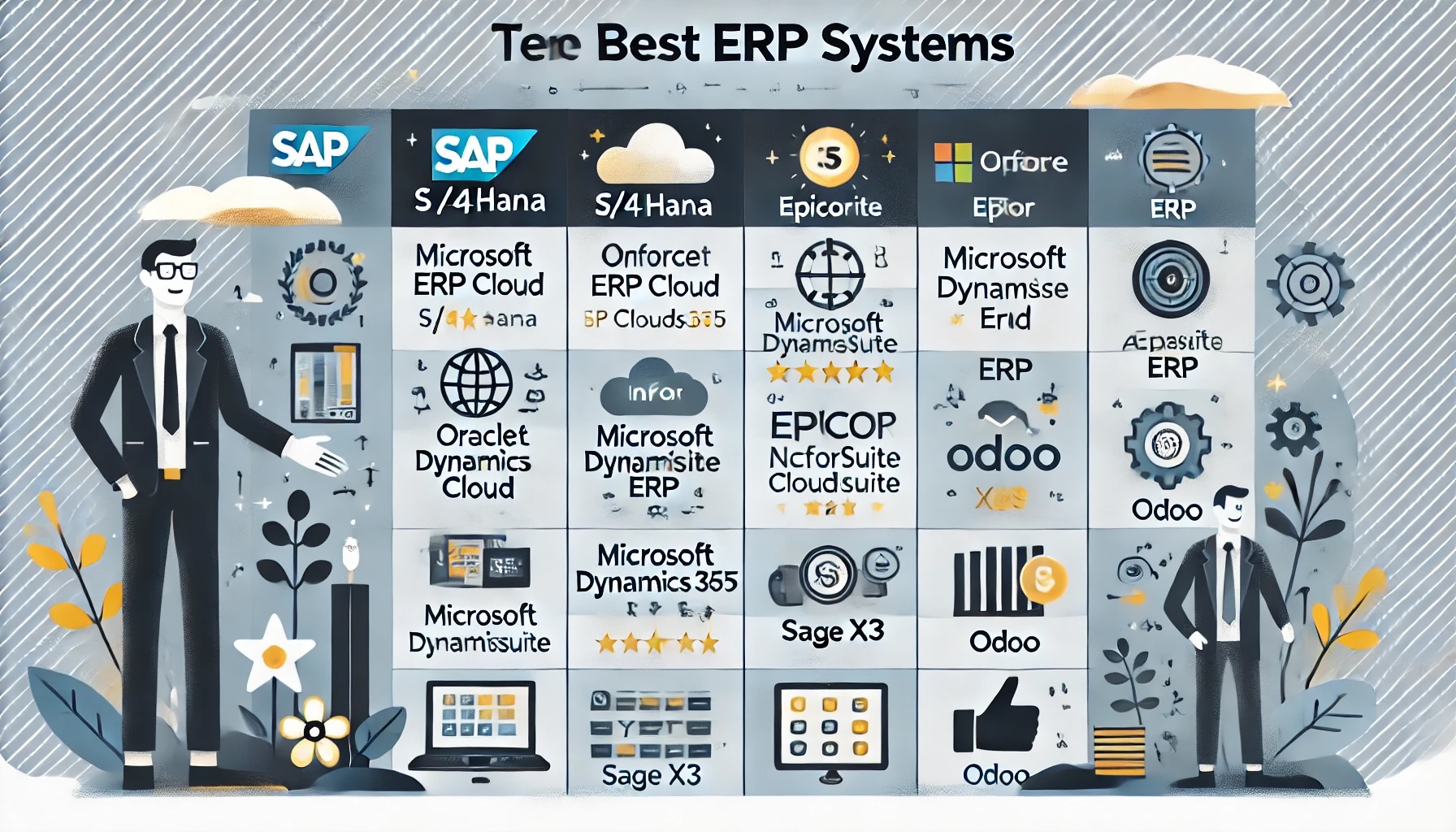 Comparison of the 10 Best ERP Systems