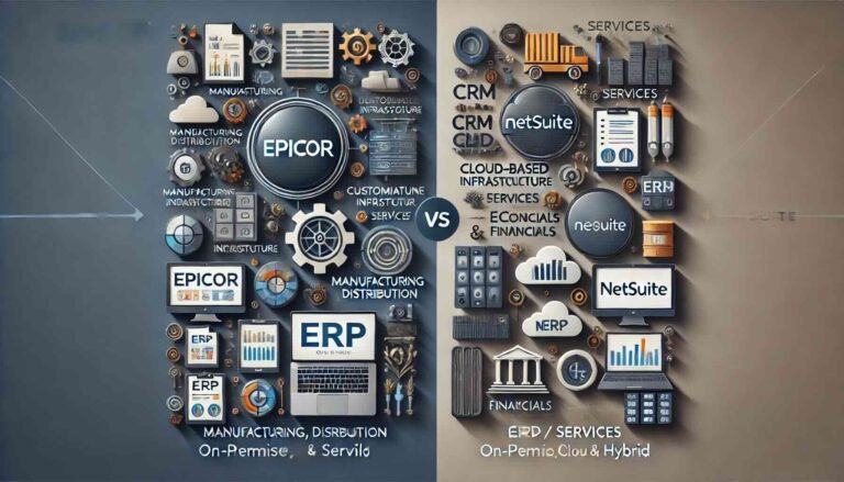 Epicor vs NetSuite - Compare ERP
