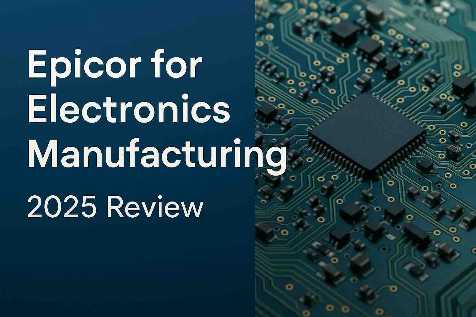 epicor for electronics manufacturing
